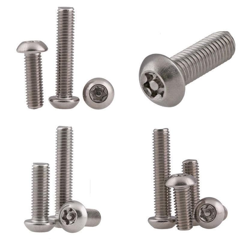 M3 M4 Steel Security Torx Socket Head Screw Matched Wrench Assortment Kit 180pcs