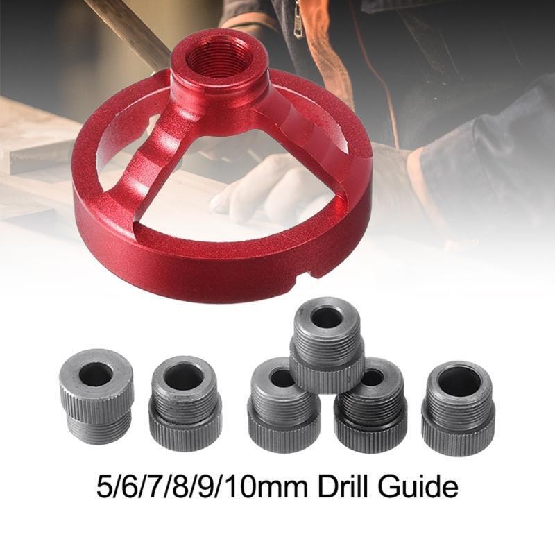 5/6/7/8/9/10mm V Drill Punch Locator Jig For Woodworking Tool Straight Corner
