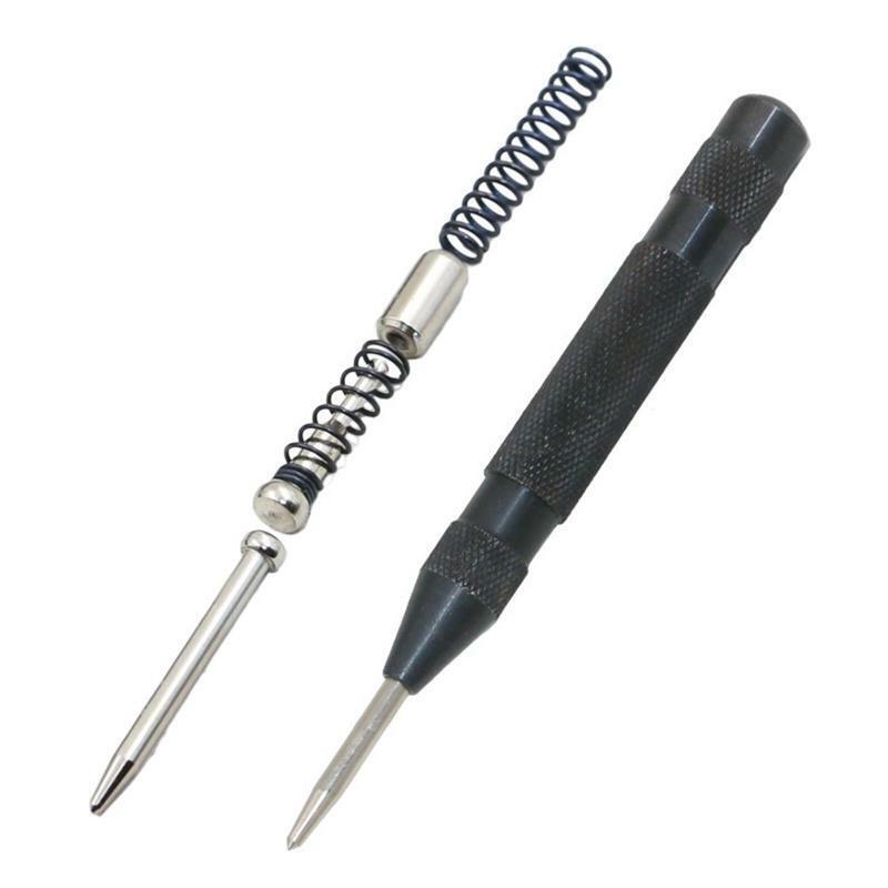 Super Strong Automatic Centre Punch Adjustable Spring Loaded Metal Drill Tool