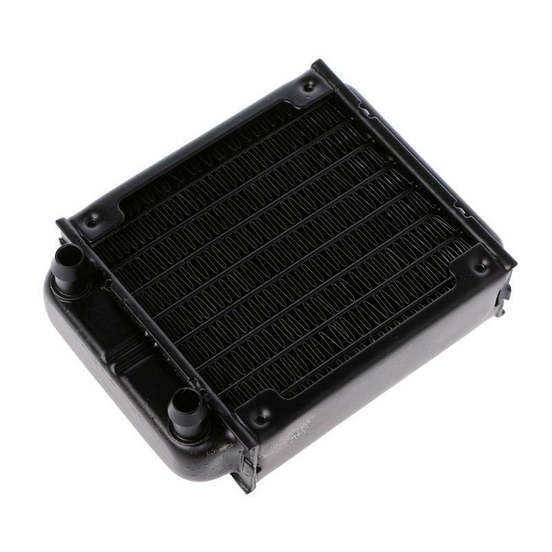 Water Cooler Aluminum Radiator 80mm For Computer  8cm Fan CPU Cooler Heat Sink