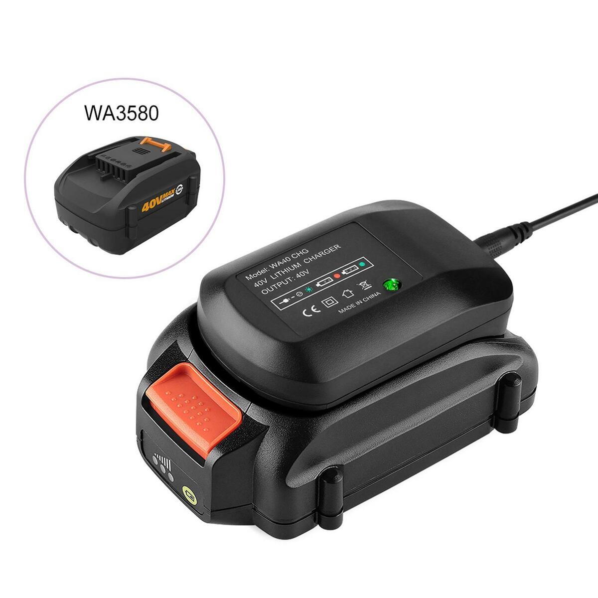 40V Universal  Battery Charger for WG380 WG580 Battery