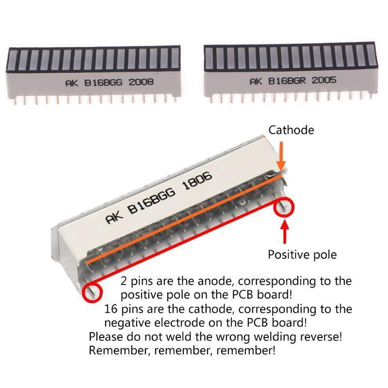 Single 32 Bit Music Level Indicator LampMicro Usb Connector Assembled