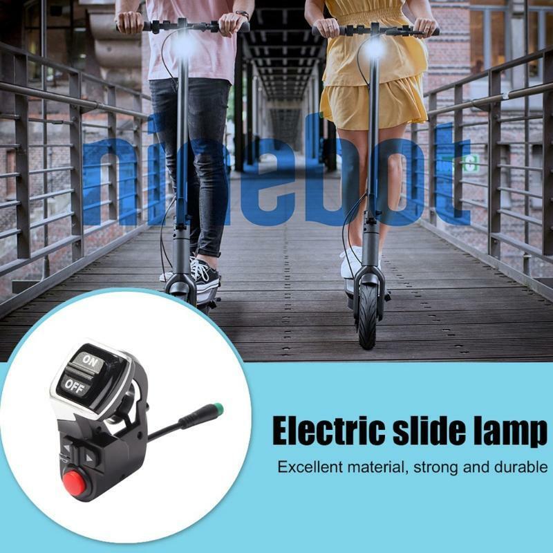 Waterproof Motorcycle Handlebar Headlight Spot Light On Off Switch for Kugoo M4