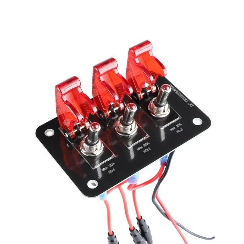 Safe External Power Panel Multipurpose 12-24V Switch Panel with 20A Fuse for Car