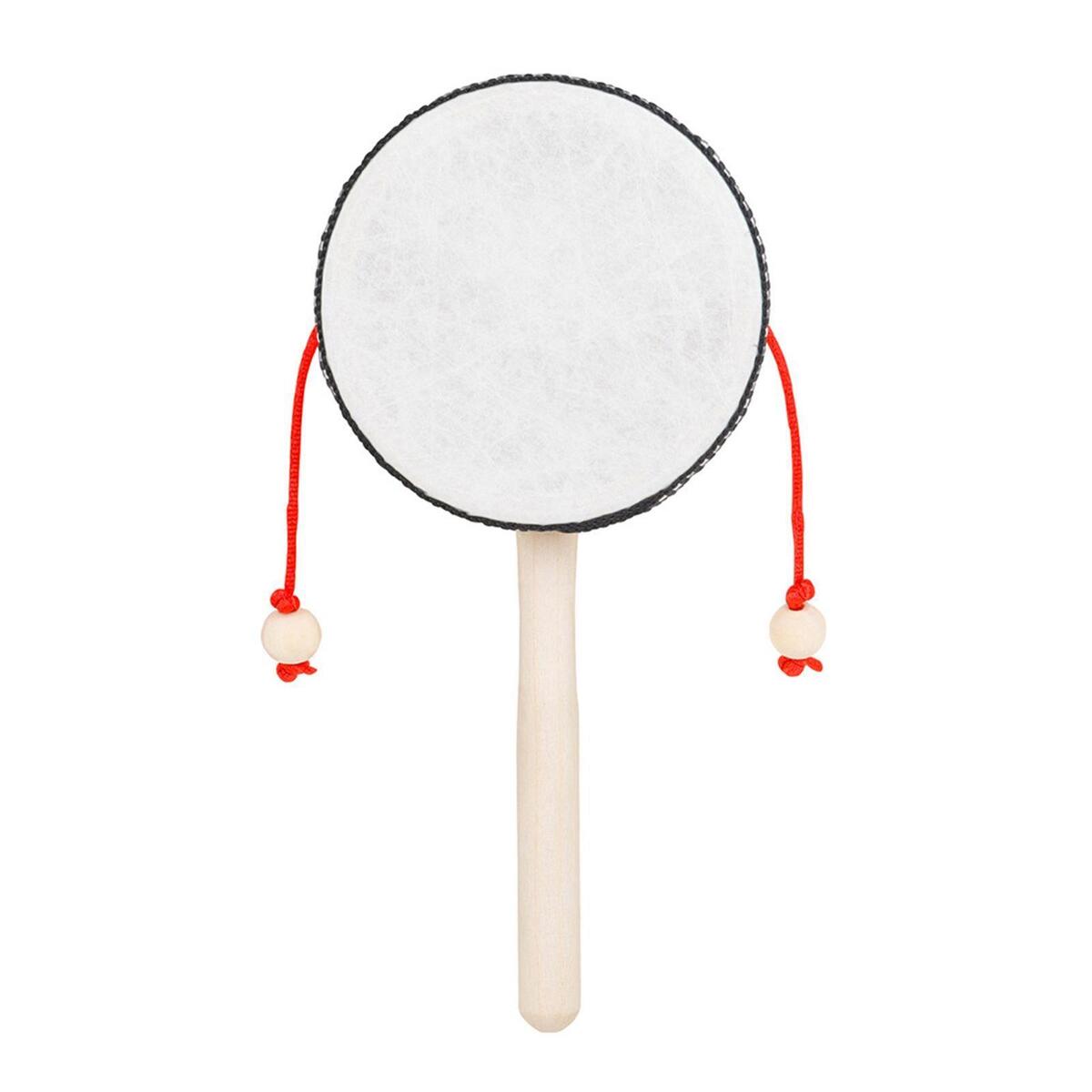 Wooden Rattle Drum Chinese Traditional Spin for Early Education Newborn