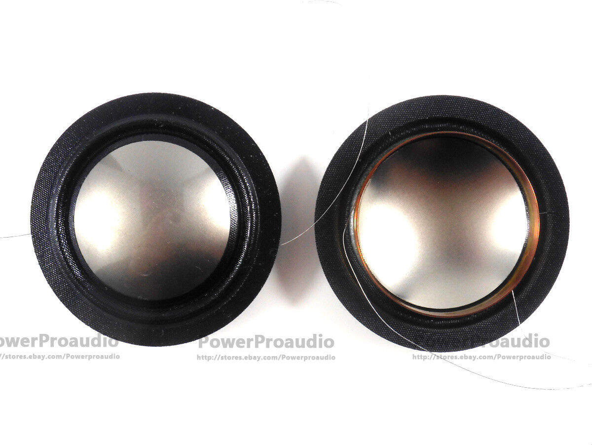 2PCS  Voice coil 26mm  silk+ Sliver Titanium diaphragm dome Lead wire both side
