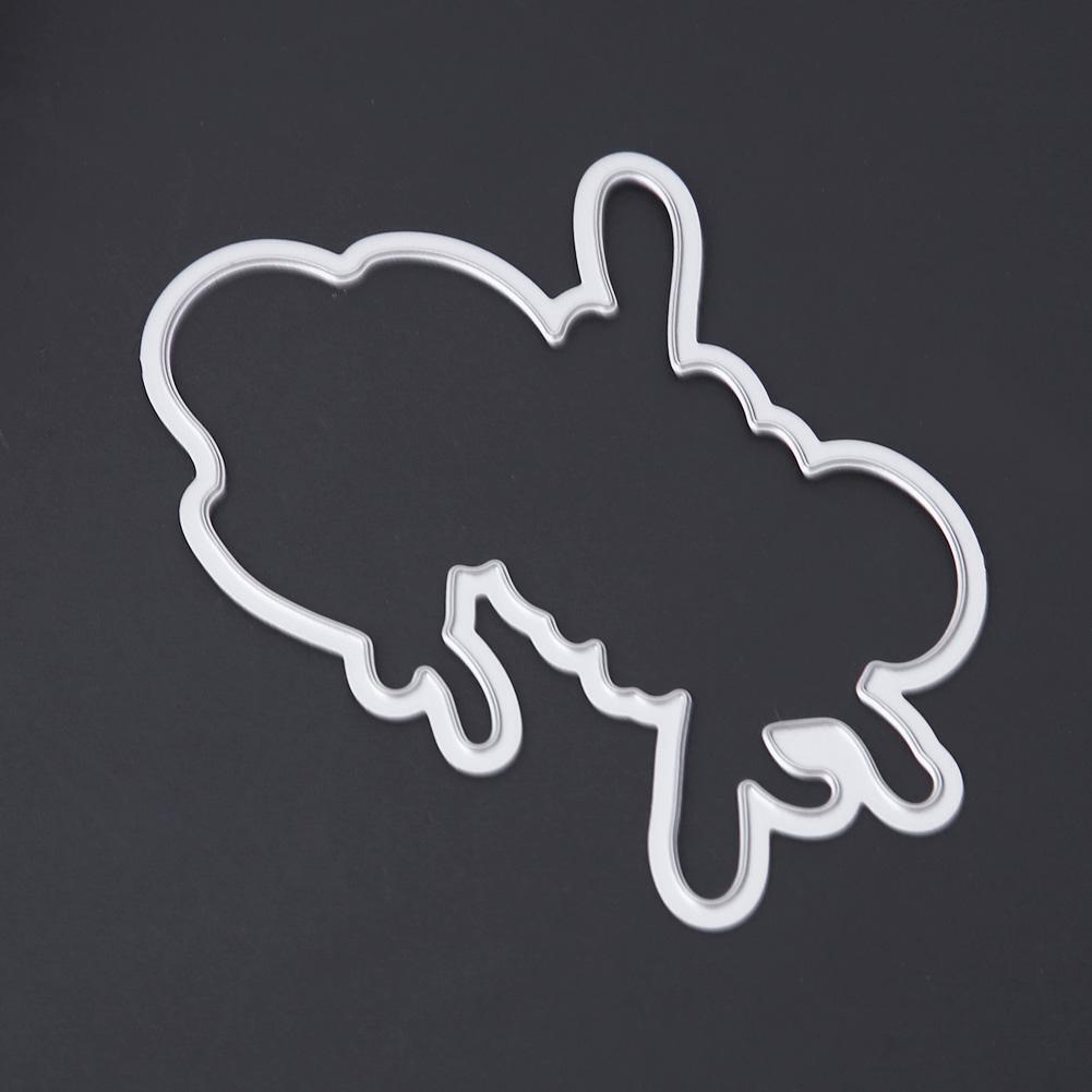 Silicone Thank You Stamp+Metal Cutting Dies Stencil Frame Scrapbook Album