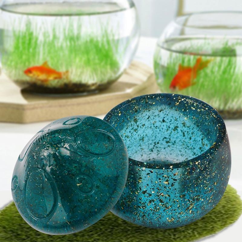 Mushroom Jar Storage Box Mold Jewelry Box Mold Suitable for Soap Candle Holder