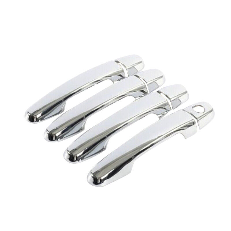 Car Chrome Side Door Handle Cover Cap Fit For Subaru Impreza Hatchback 2008-11