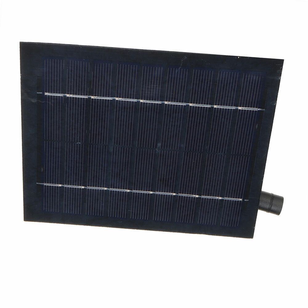 Chicken House Portable Mini Ventilator Solar Panel Fan Camping Fan Greenhouse