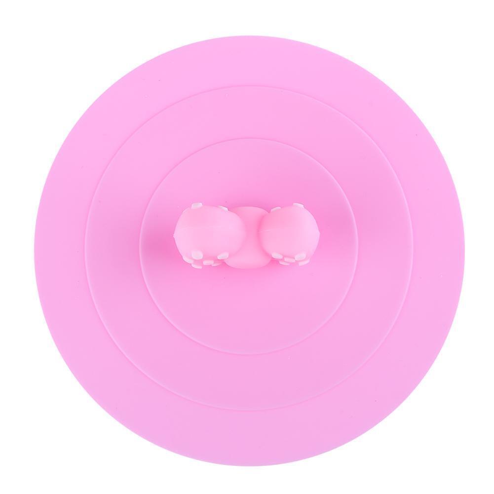 Silicone Leakproof Cup Lids Heat Resistant Reusable Sealed Cover (D)