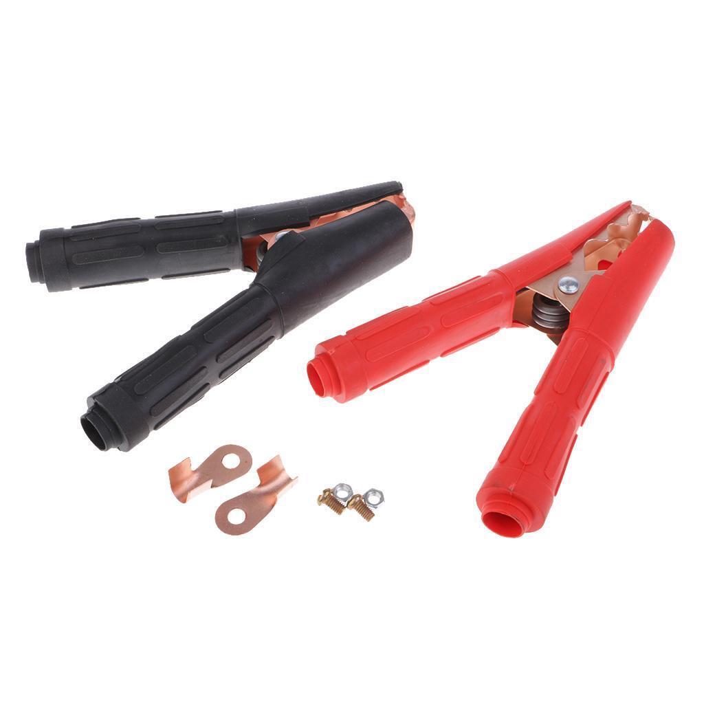 2x Car Vehicle Battery Charger Test Alligator Crocodile Clip Clamp 1000A