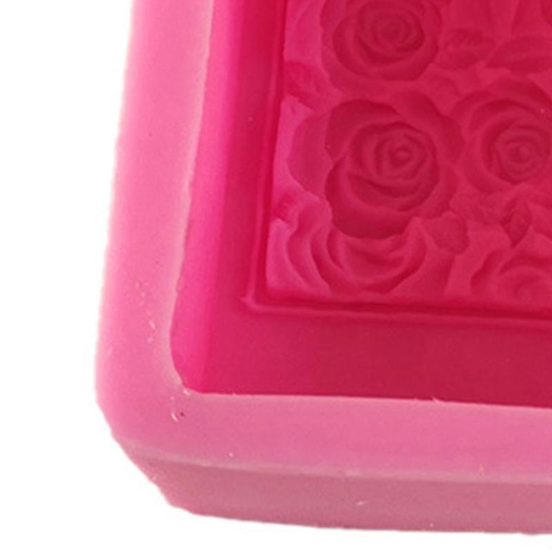 Rose Flower Shaped Silicone Molds Wedding Birthday Party Soap Aroma Craft Moulds