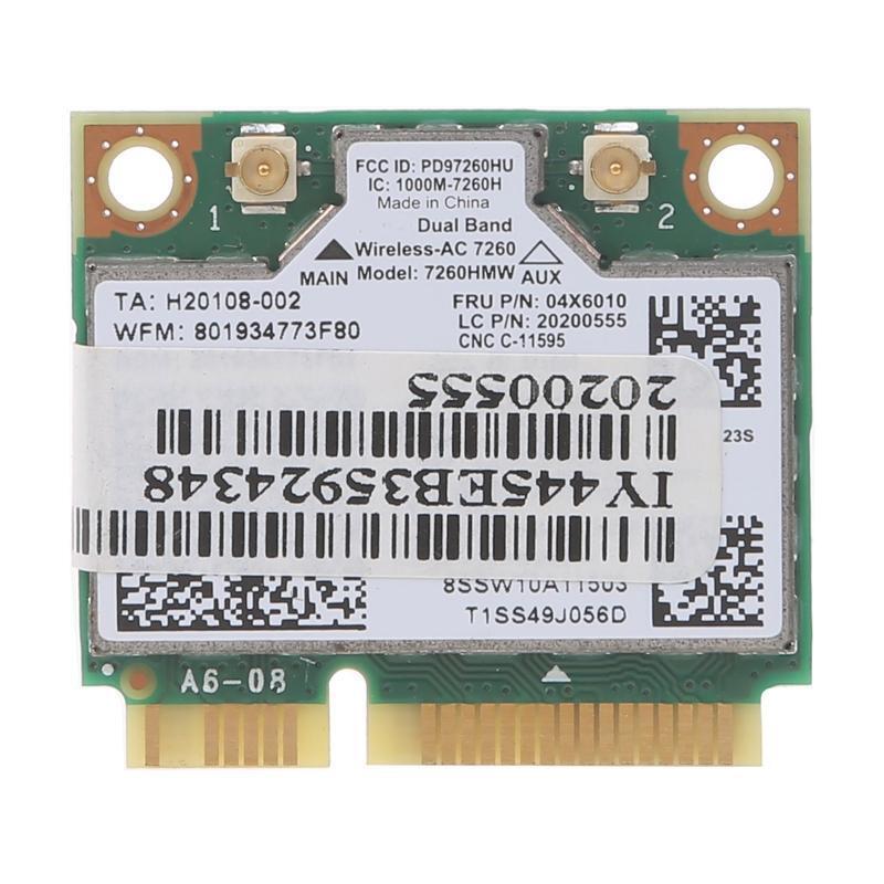 7260 7260HMW Half Mini PCI-e WIFI Wlan + Bluetooth-compatible4.0 Card 04X6090