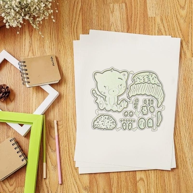 Metal Die-Cuts Making Embossing Scrapbooking Durable Stencils Holiday Tiger