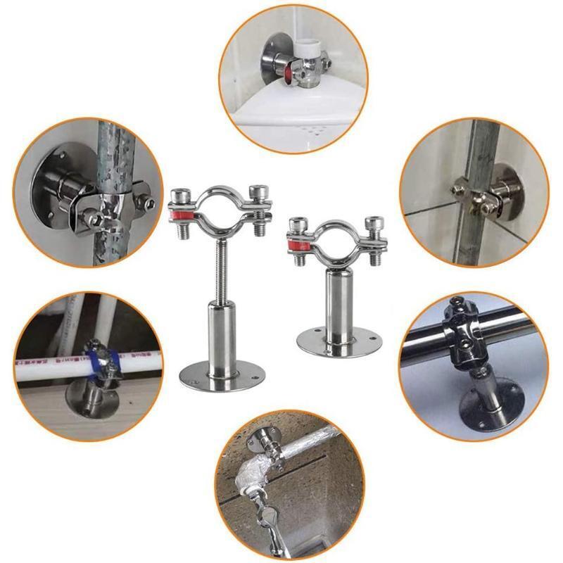 Adjustable Pipe Straps Stainless Steel Pipe Support Durable Pipe Straps