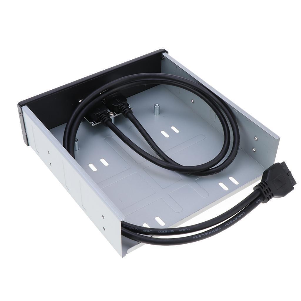 20-pin Header Faceplate to 2-port  ???c USB 3.0  with 2 Ports