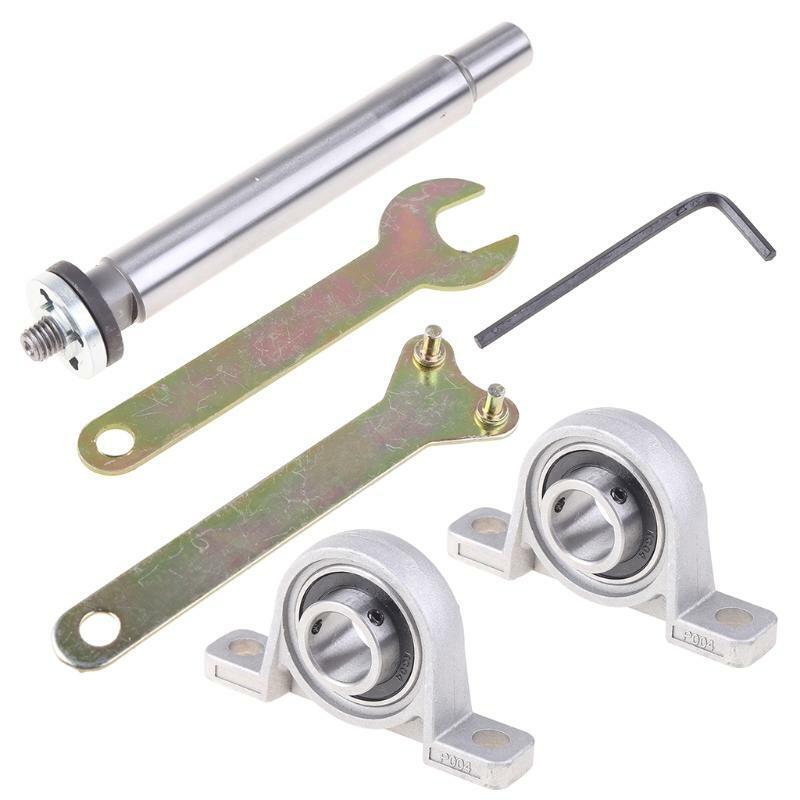 Shaft Dia 20mm M14 Thread Spindle Shaft Pulley Fit Chuck K01-65 K02-65/50 DIY