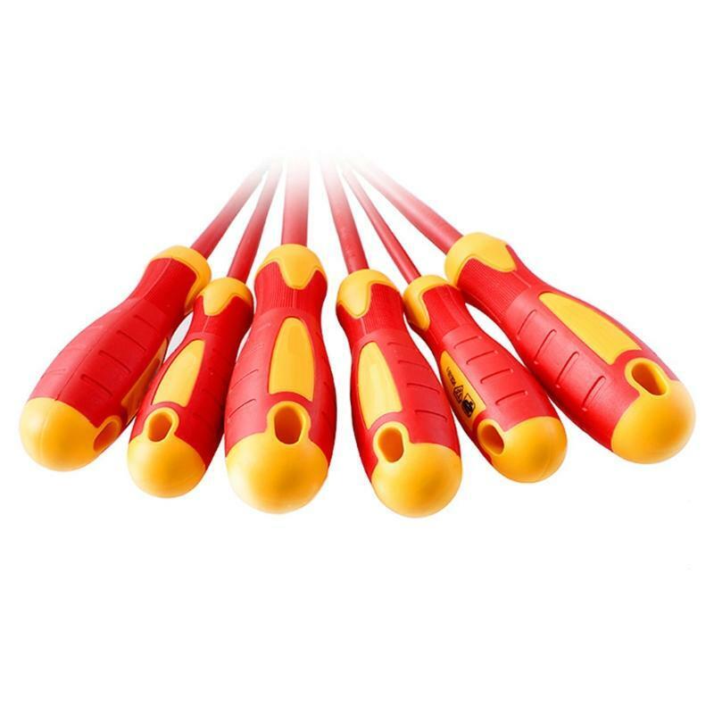 7Pcs/Set Insulated Screwdriver Set 1000V Cross Slotted Screwdriver