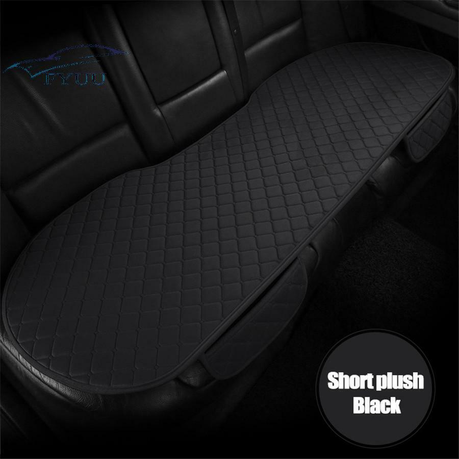 3x Universal Winter Warm Car Front&Rear Short Plush Seat Cover Cushion Protector