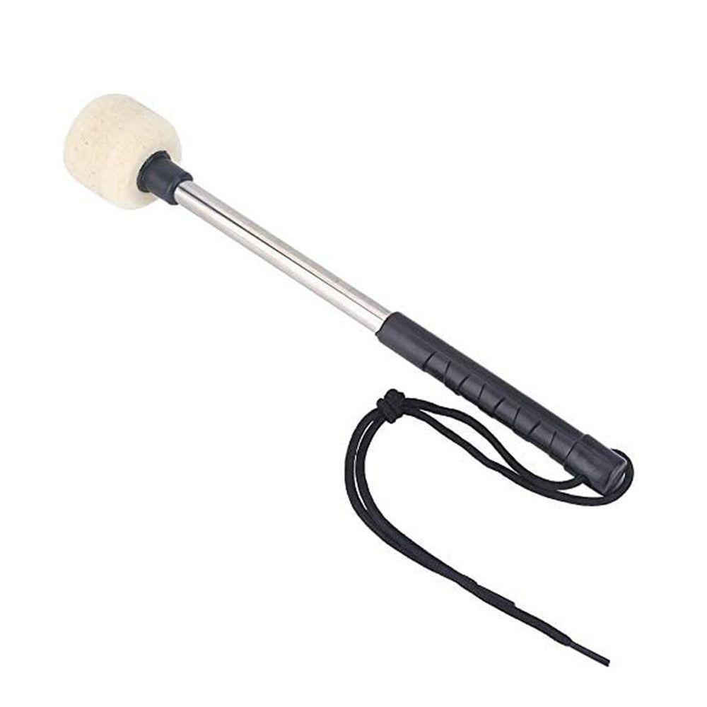 Instrument Stainless Steel Wool Felt Drum Stick Drum Kit Snare Stick JazzDrum