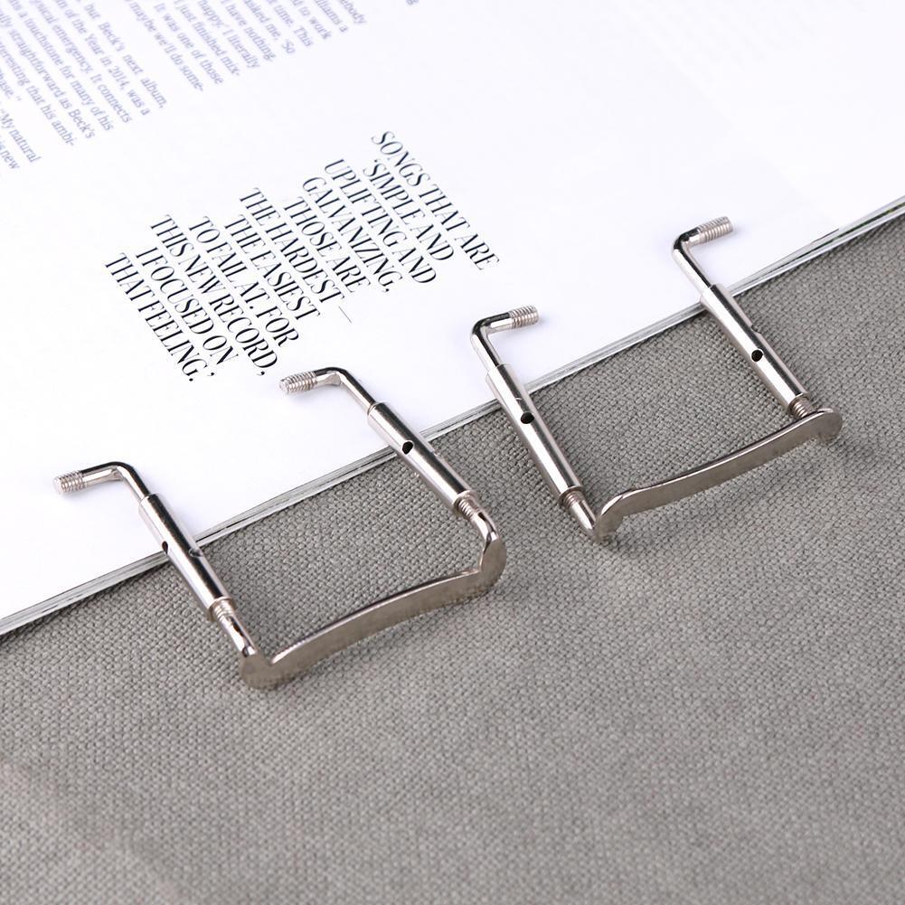 2pcs Stainless Steel Violin Chin Rest Clamp Screws Metal Violin Parts (2)