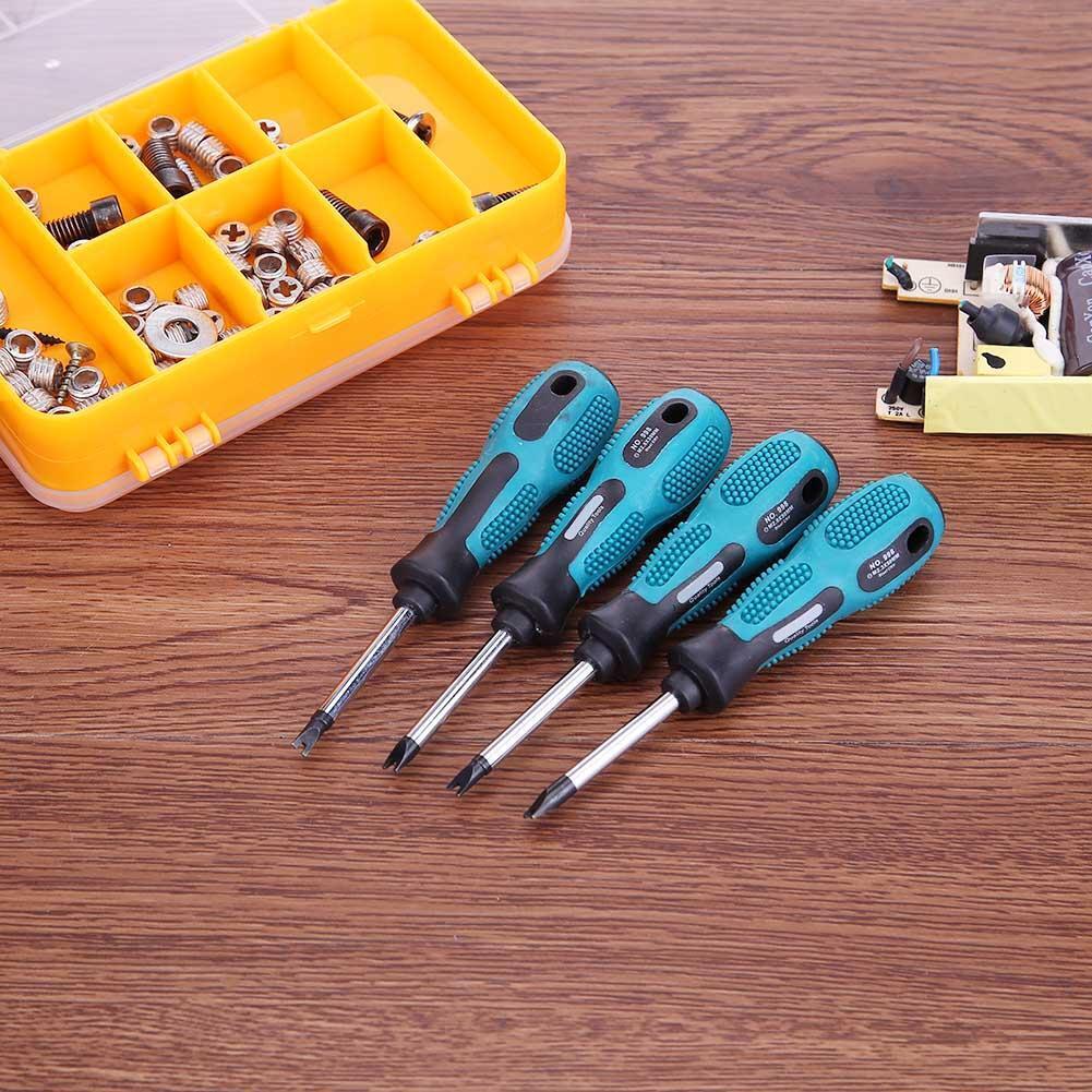 4pcs U Shape Screwdriver Set Multifunction CR-V Screw Driver Hand Tool