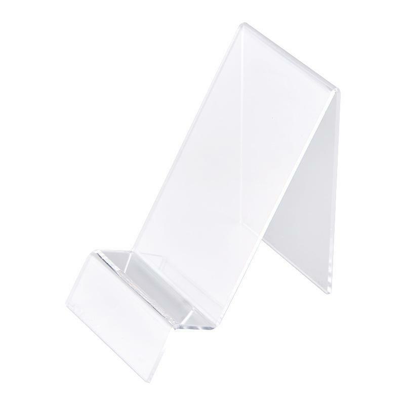 Oblique Z Acrylic Mobile Phone Stand for Pad Tablet Smartphone Cradle