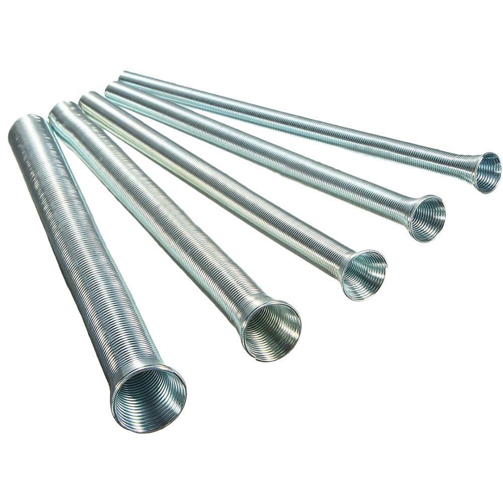 5pcs Manual PVC Wire Spring Pipe Bender Curve Springs Tube Bending Tools