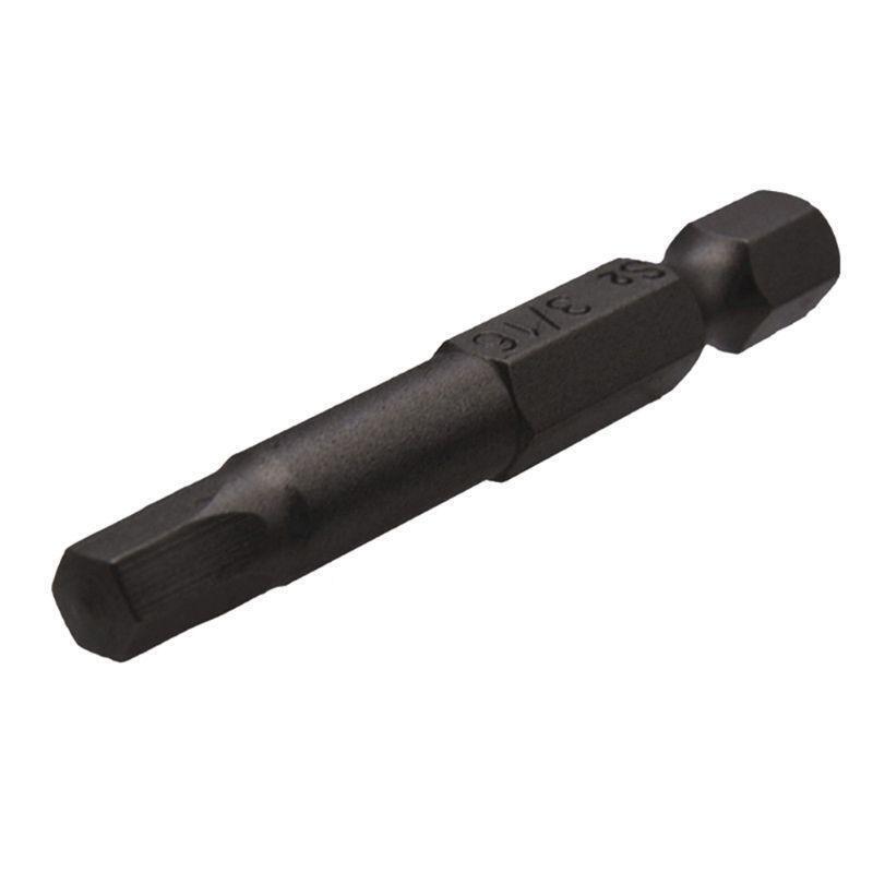 10PCS Black Magnetic Hexagon Screwdriver Bits S2 Steel 1/4 Inch Hex Shank Screw