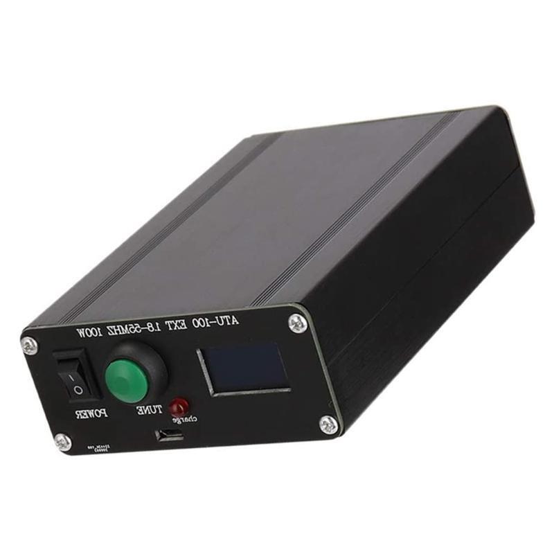 Mini Automatic Antenna Tuner 0.96 Inch ATU-100 1.8-55Mhz With Shell Finished
