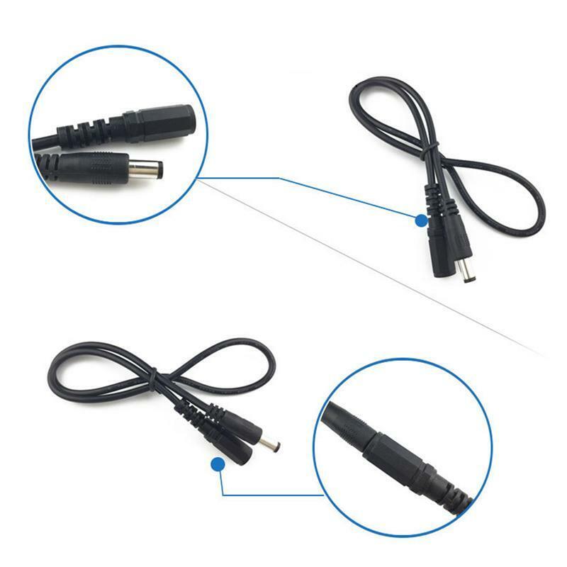 1M DC 5.5mm x 2.1mm Power Male to Female Barrel Plug Connector Extension Cable