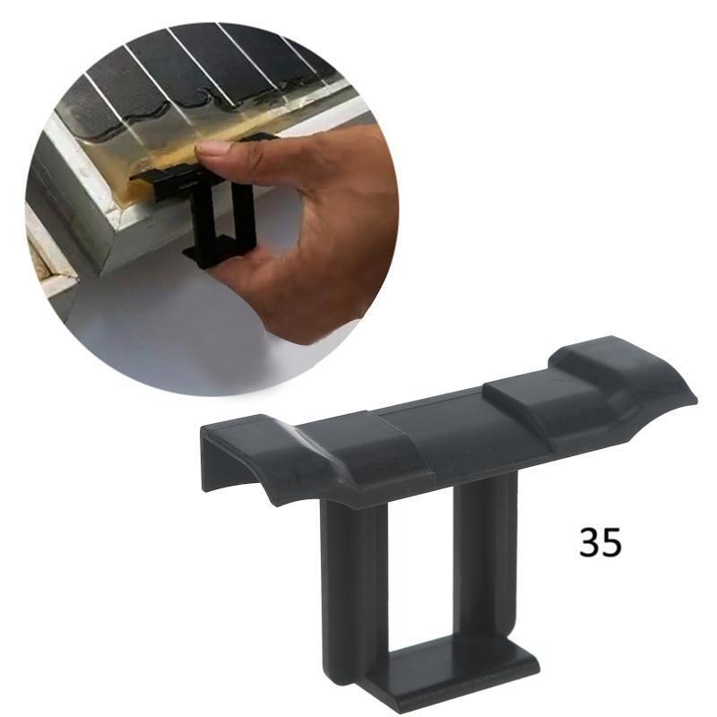 10 Pcs Water Drain Clip Solar Panel Frame Edge Install Cleaning Clip Easy to Use