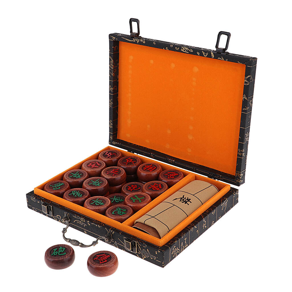 Rosewood Chinese Chess Traditional Xiangqi Office Business Collectable Gift