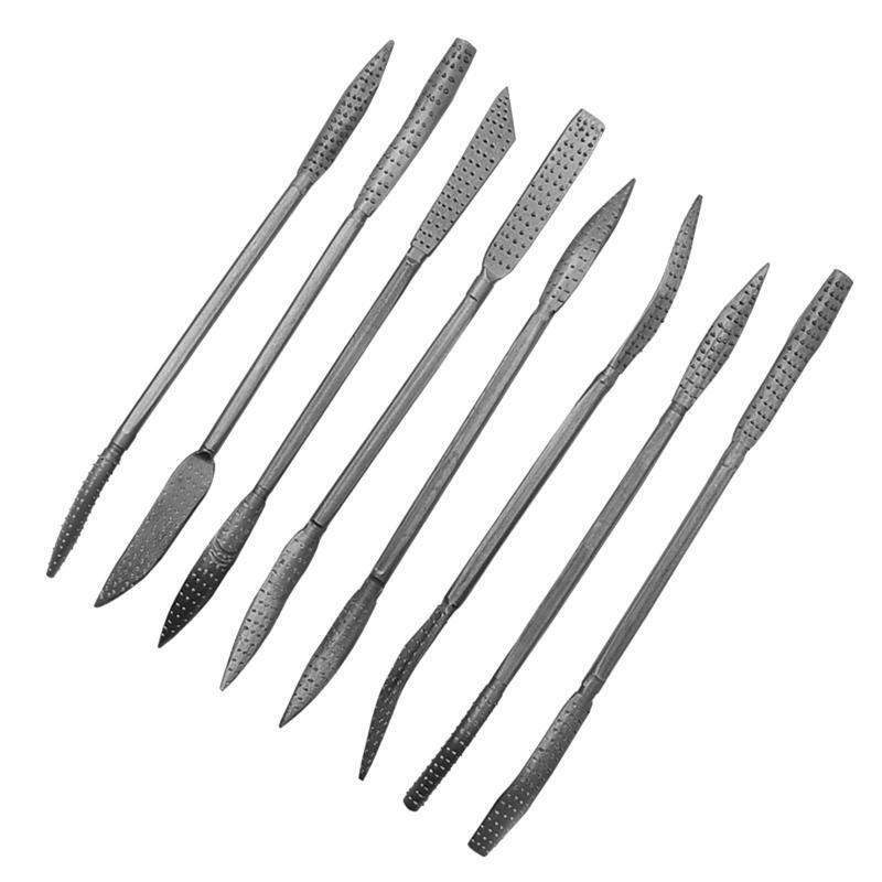 Wood Rasp Metal File Set 8-Piece Hand File Steel Woodworking File for Polishing