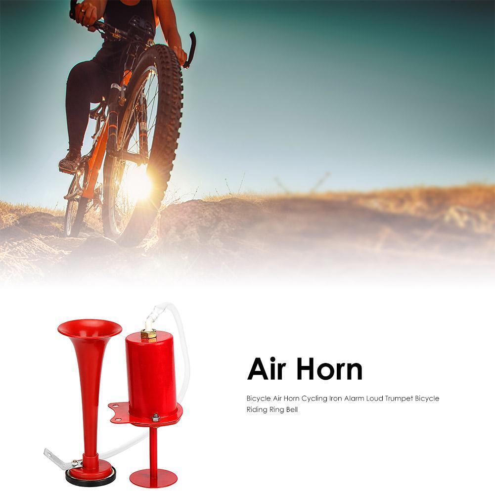 Bicycle Air Horn Cycling Iron Alarm Loud Trumpet Bicycle Riding Ring Bell