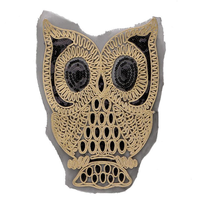 Sequins Iron-On Embroidered Patch Applique Garment Decor Craft