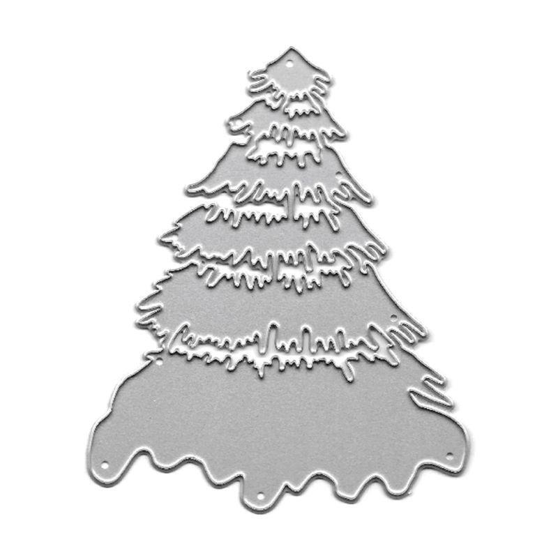 Xmas Tree Metal Cutting Dies Stencil DIY Scrapbooking Album Stamp Paper Card