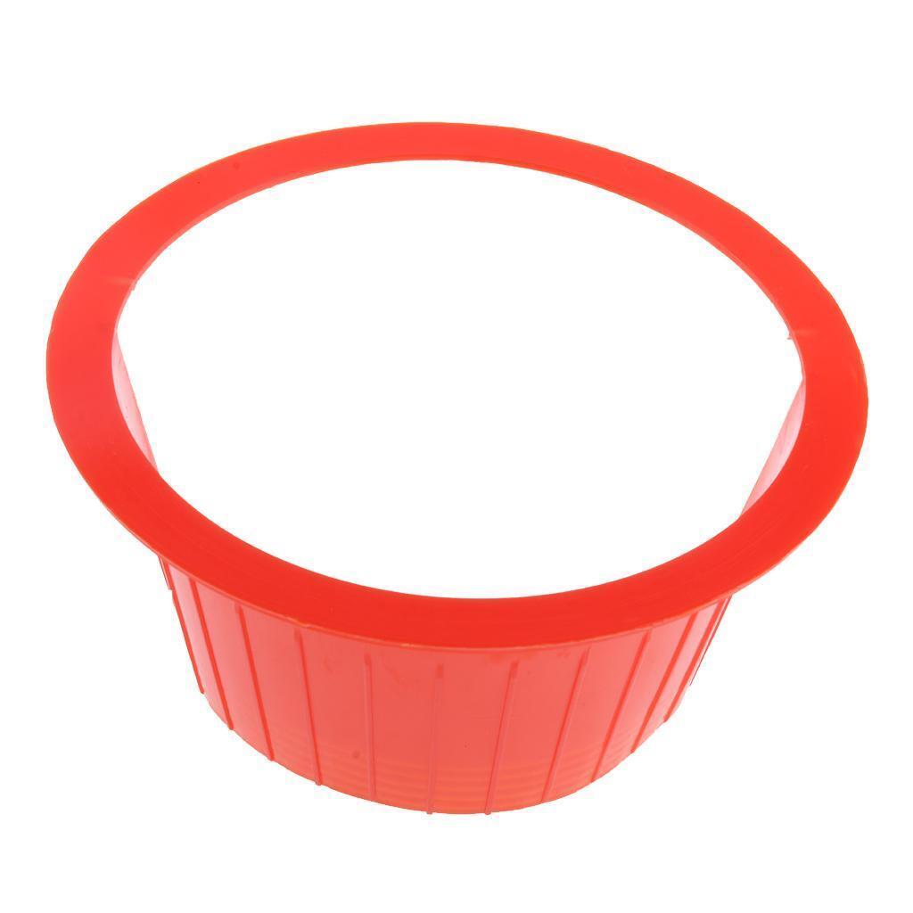 6.5inch Car Speaker Waterproof Cover Car Horn Spacer Protective Red