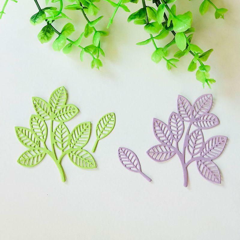 Leaves Cutting Die Embossing Stencil Mold Paper DIY Craft Scrapbook Card Decor