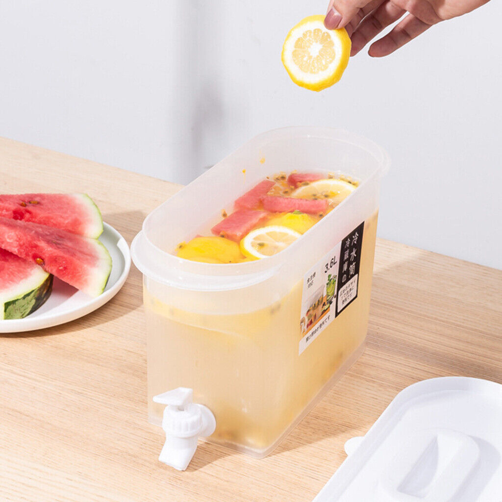 Cold Kettle Water Jug for Fruit Tea Summer Pitcher with Faucet BPA Free