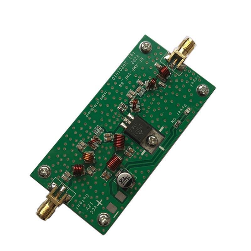 Digital Power Amplificador 6W FM 88-108MHz 12V Green Power Amplifier w/ Heatsink