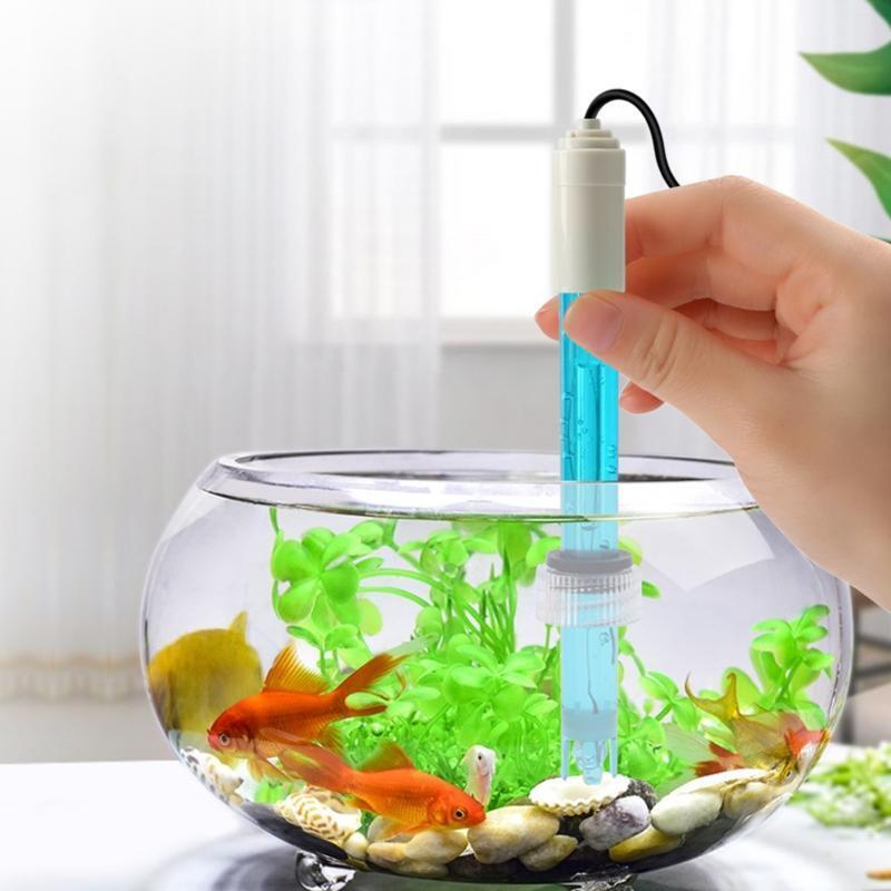 Long Body pH Electrode with BNC Socket Probe 100cm Cable 0-14pH for PH Meter