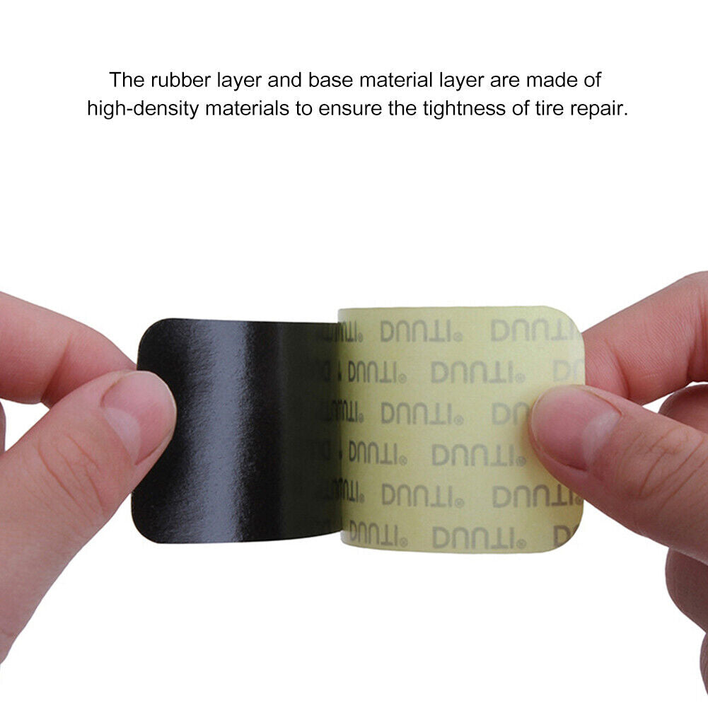 6x Rubber Bike Tire Repair Patches No Glue MTB Inner Tyre Puncture Patch