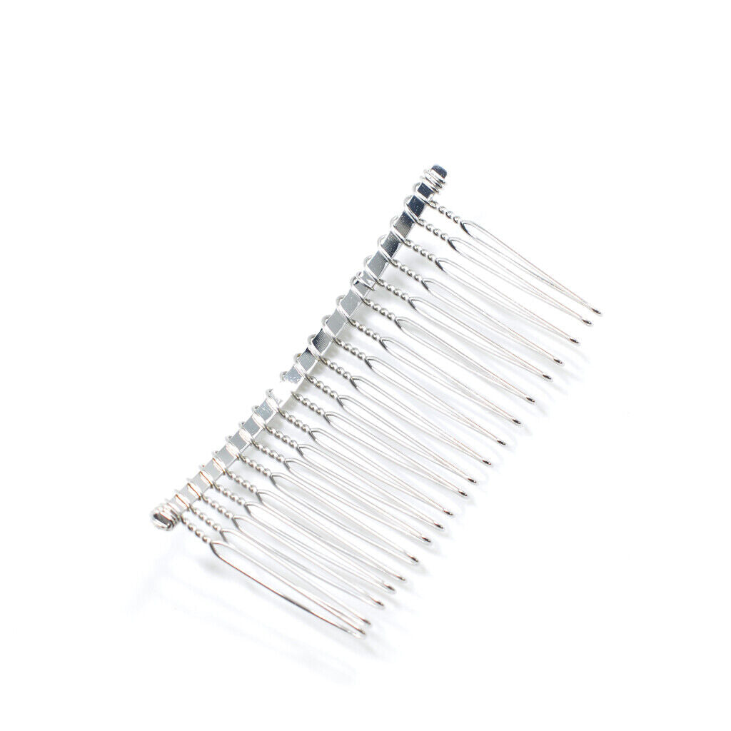 10 Pieces DIY Blank    Side Comb 20  Bridal Accessories
