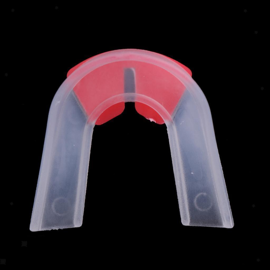 Alignment Mouth Guards Boxing MMA Teeth Protector Gum Shield with Case Red