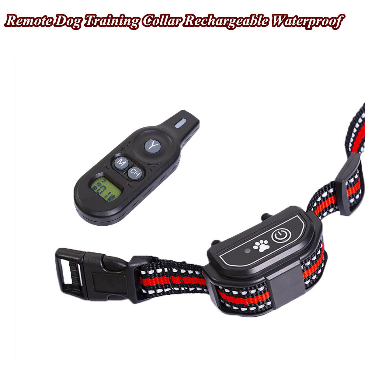 Remote Dog Training Collar Tool Rechargeable Waterproof For Small Dog Trainer
