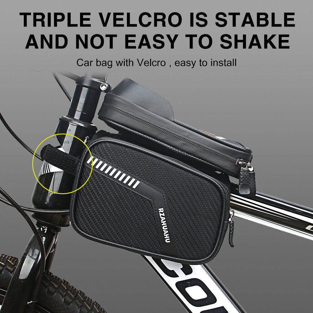 MTB Bicycle Bags Front Tube Waterproof Phone Saddle Pouch Cycling Equipment