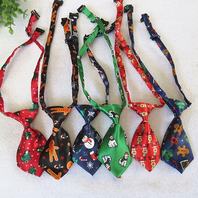 Dog Puppy Bow Tie Accessories for Christmas Festival Pet Lovely Decor 16 Pcs