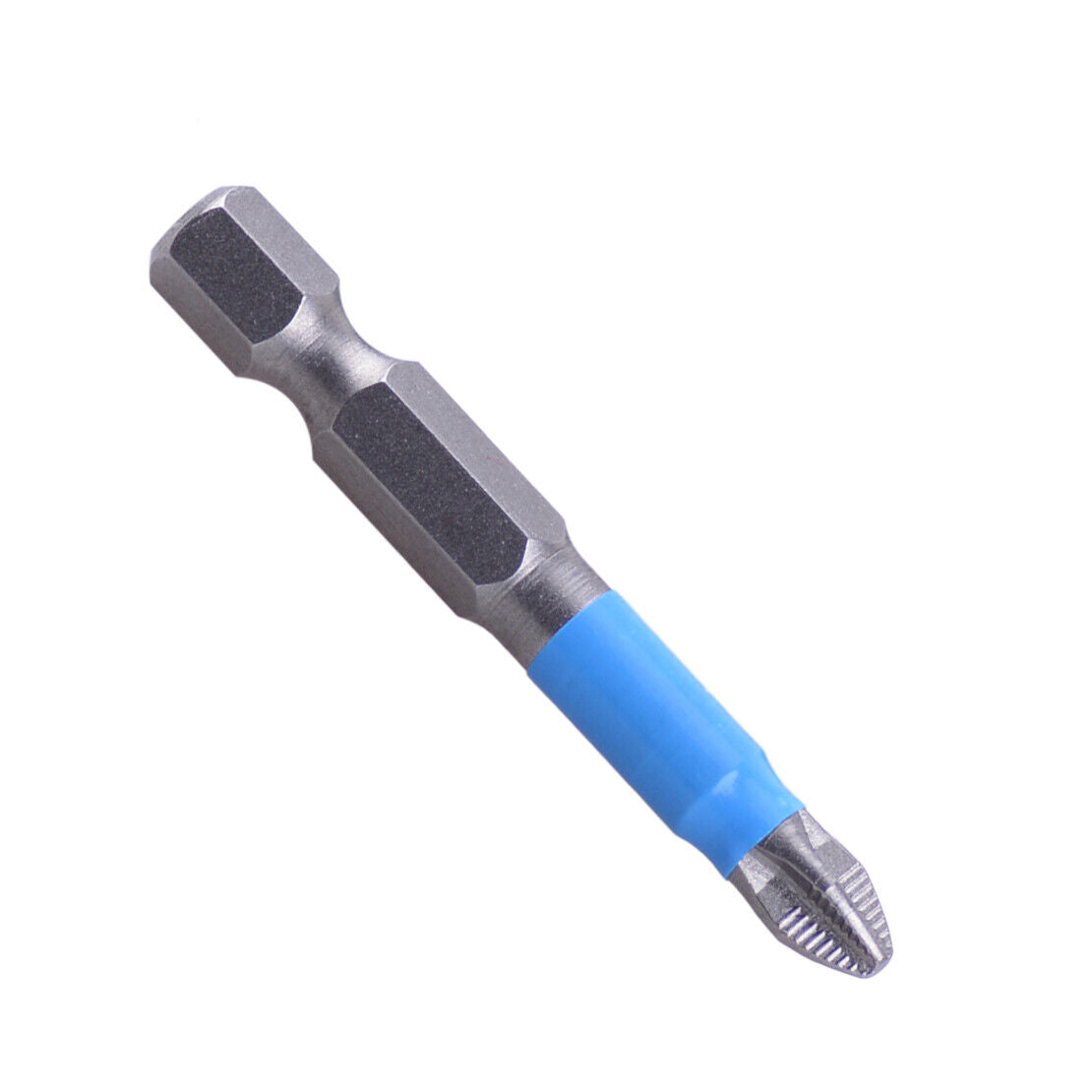 10x 50mm 1/4" Hex Shank PH2 Screwdriver Bits Single Side Magnetic Anti Slip Li